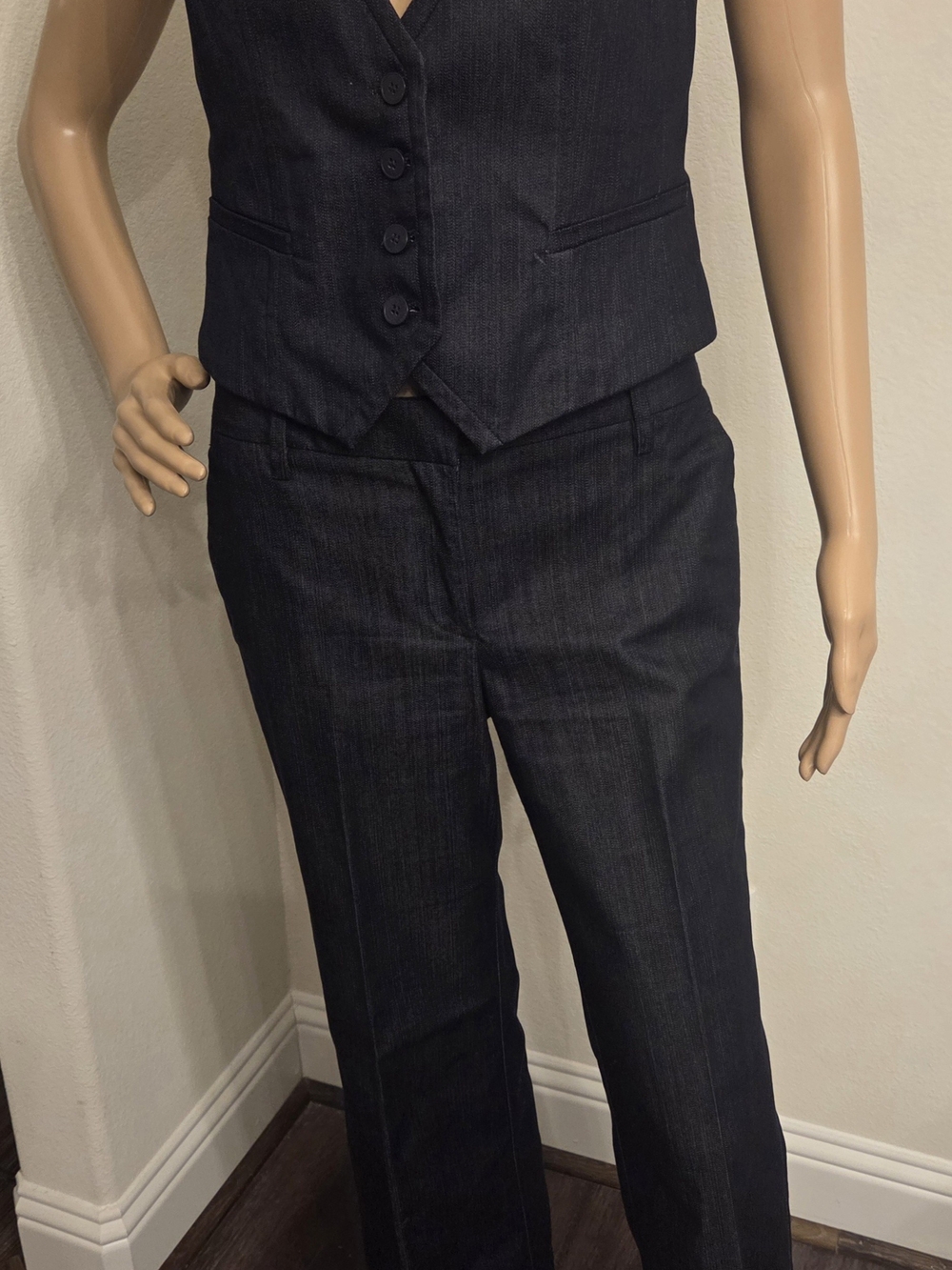 Ladies Denim Vest & Slacks